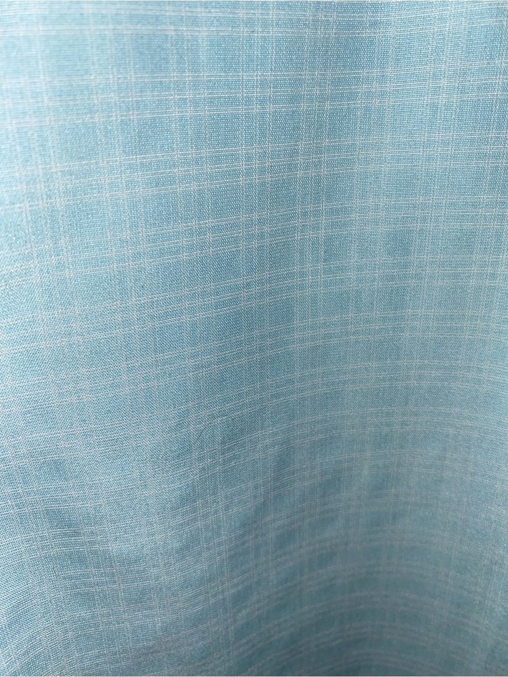 IZOD Ice blue short-sleeve button-down shirt casual camp collar Coastal Vacation - Picture 7 of 9